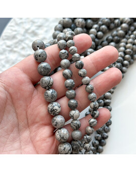 Яшма Пикассо серая матовая, изображение 2