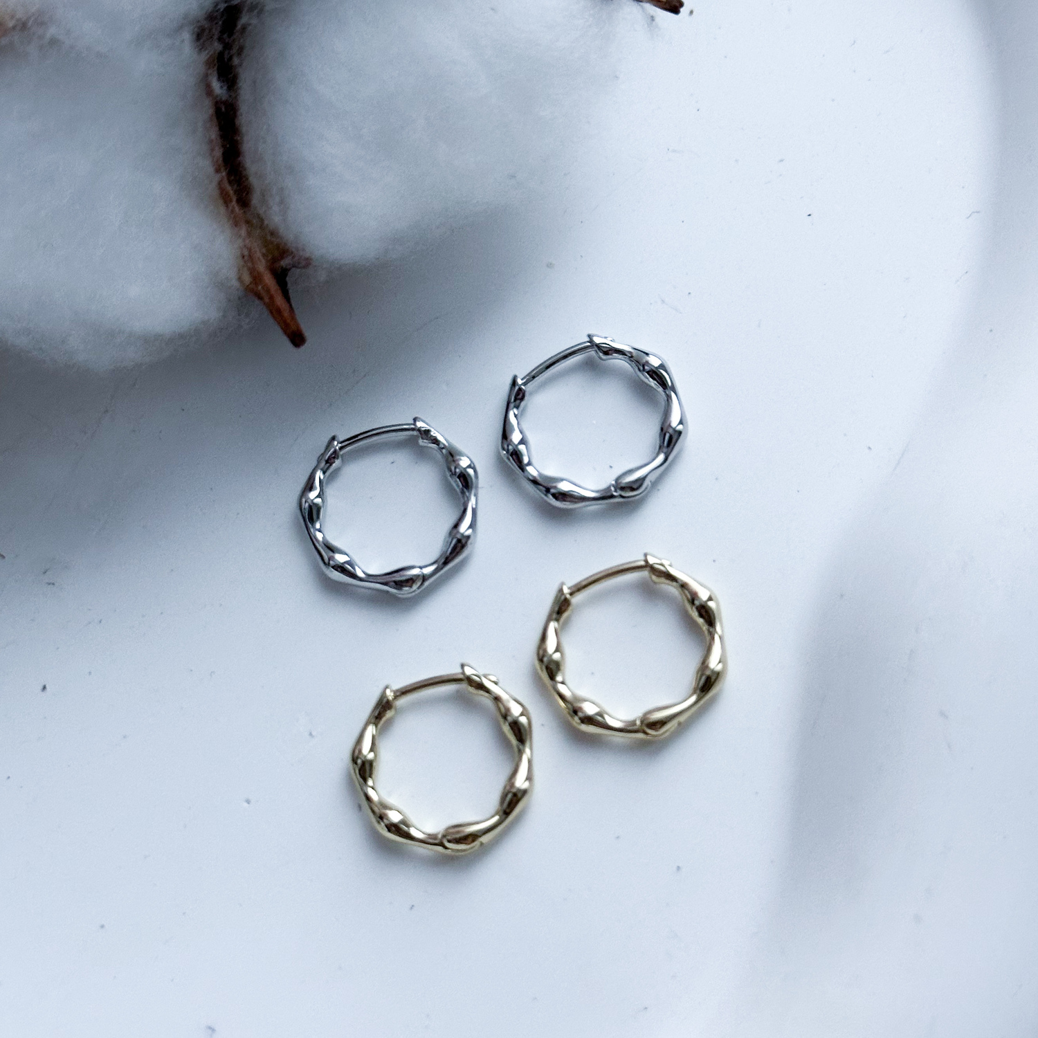 Швензы круглые фактурные 14х15 мм