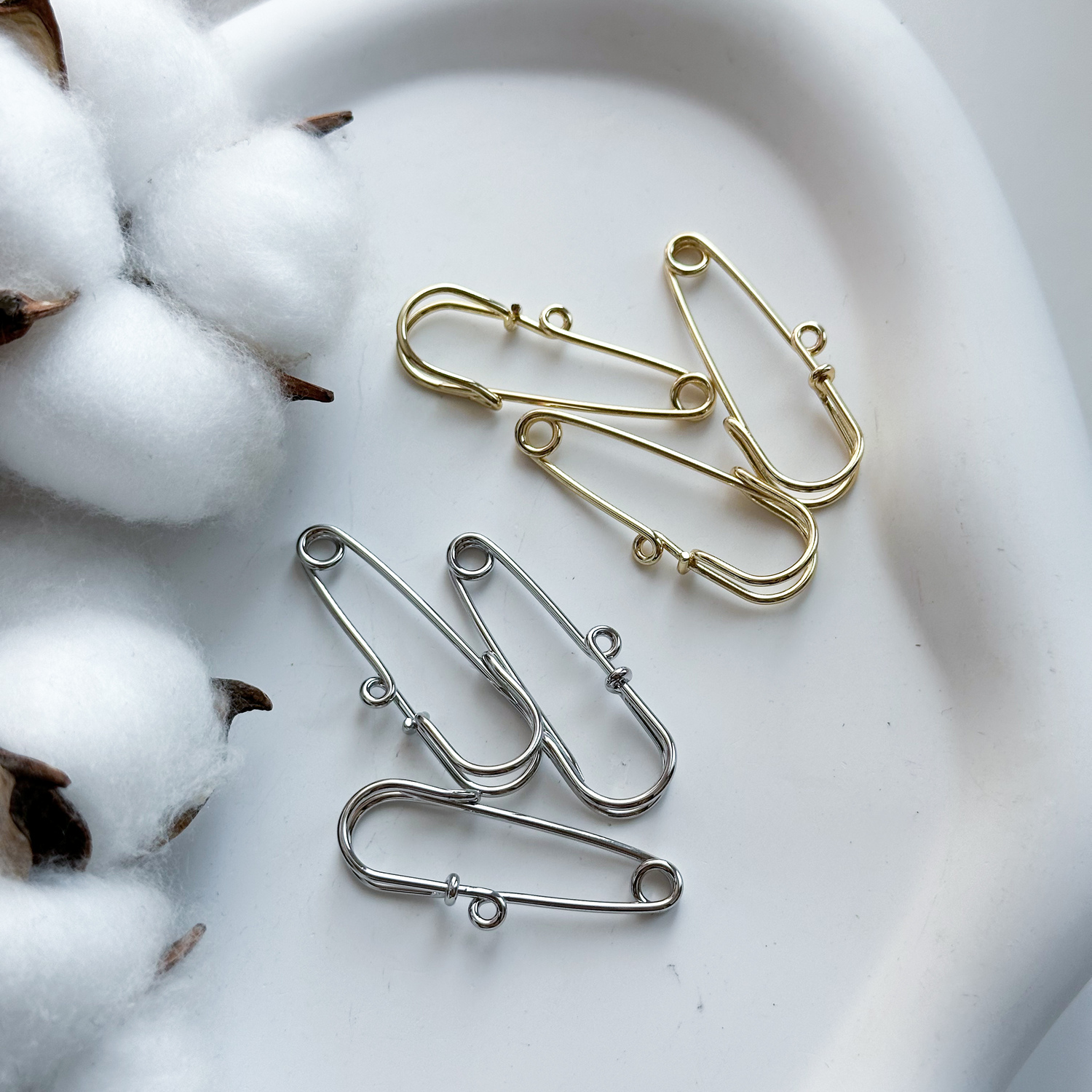 Булавка 40х13 мм 1 петля