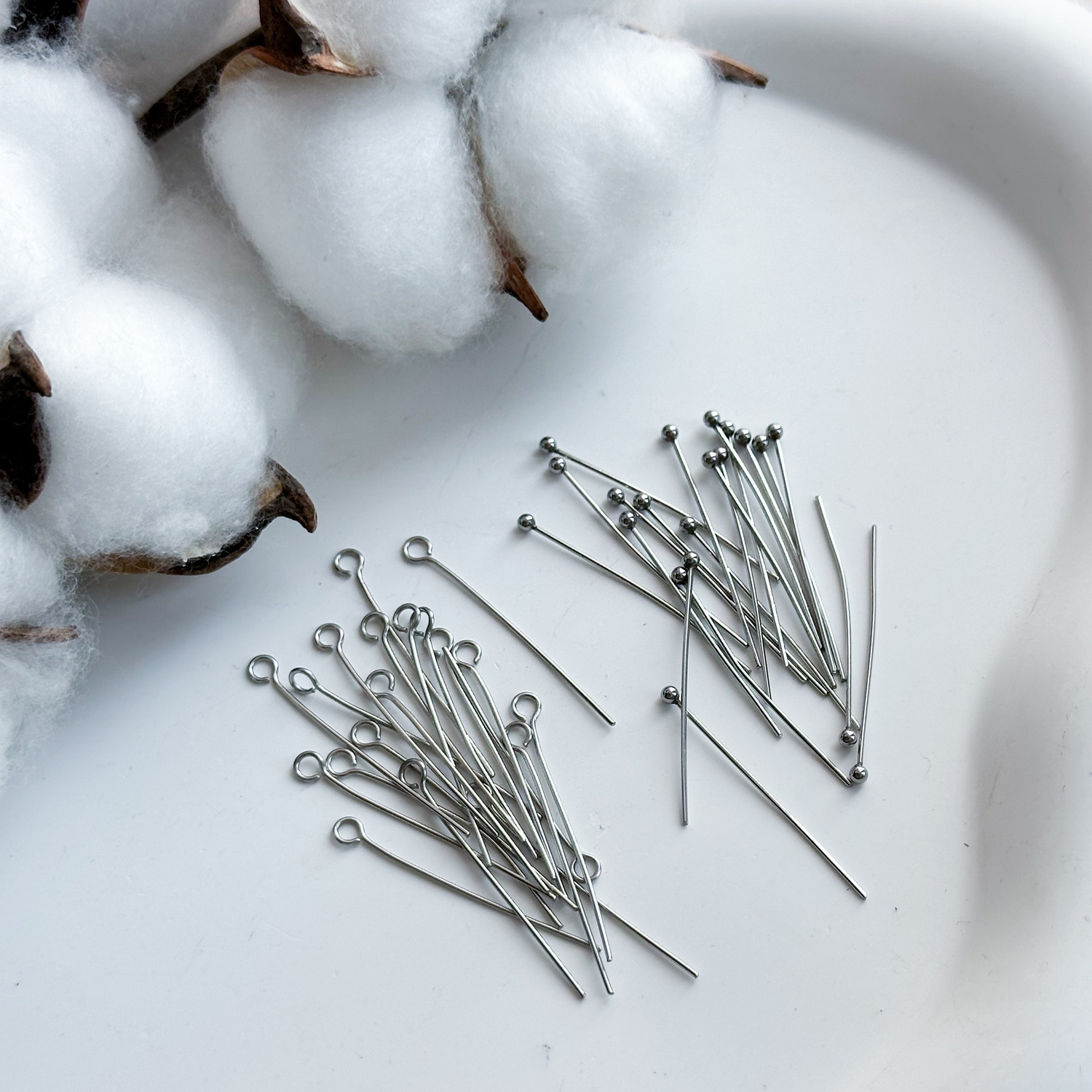 Пины сталь 0,6х30 мм (20 шт.)