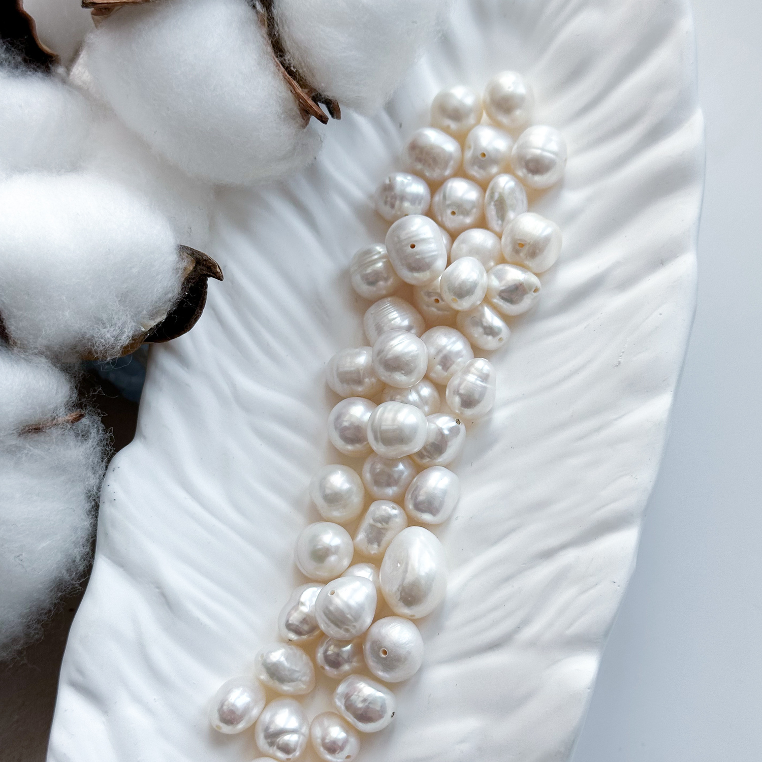 Жемчуг натуральный россыпь 8-13 мм 10 шт Жемчуг натуральный россыпь 8-13 мм 10 шт